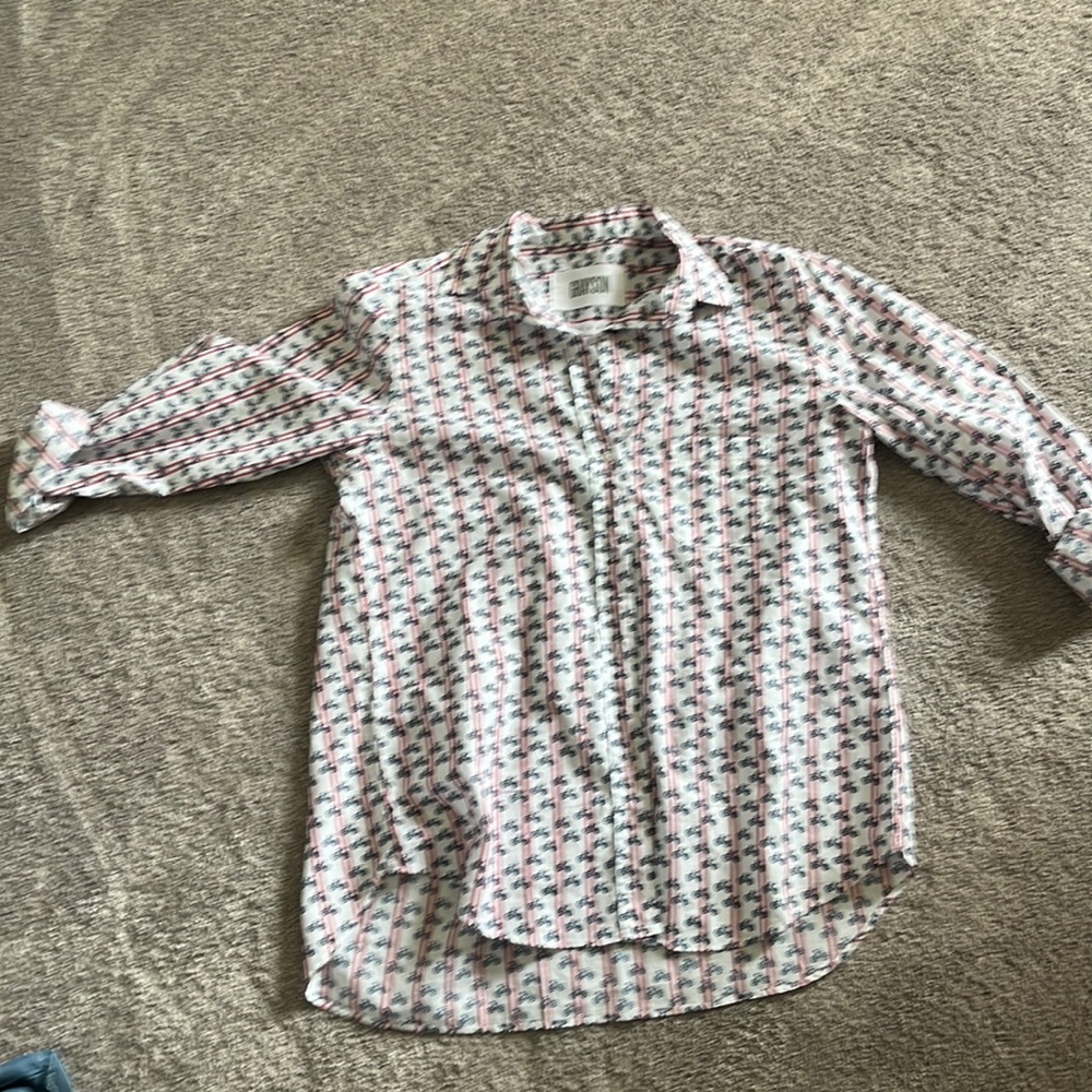 Fun Button Up Collared Top. Make A Statement! Bic… - image 2